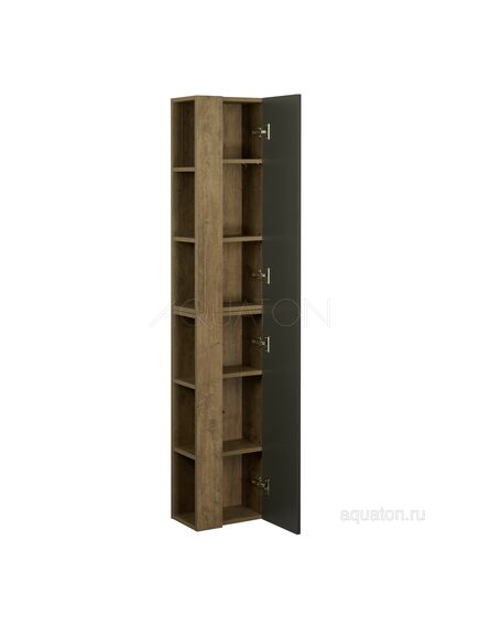 Купить Шкаф - колонна AQUATON Терра 1-створчатый дуб кантри, антрацит 1A247503TEKA0 (1a247503teka0) по цене 10871.5 руб., в Санкт-Петебруге в интернет магазине 100-Систем, а также дургие товары AQUATON из раздела Шкафы и Пеналы, комоды, шкафы