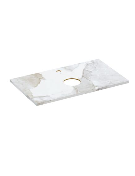 Купить Столешница STONE из керамогранита Life 80x45x2 белый сатиновый (63855) по цене 14990 руб., в Санкт-Петебруге в интернет магазине 100-Систем, а также дургие товары CERSANIT из раздела Столешницы и Мебель для ванной комнаты