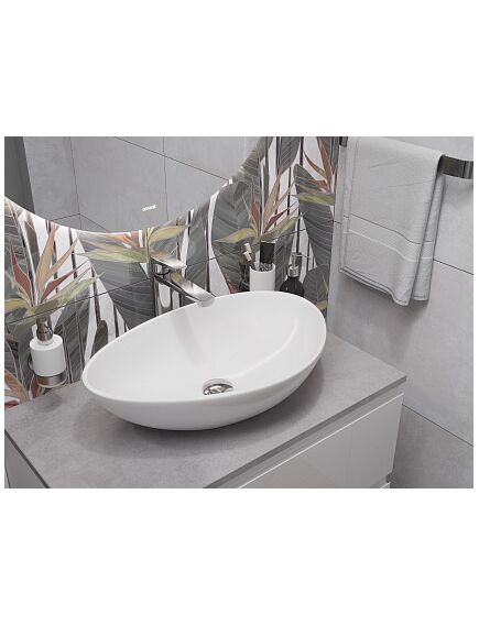 Купить Столешница STONE из керамогранита Balance 60x45x2 серый матовый (64185) по цене 12990 руб., в Санкт-Петебруге в интернет магазине 100-Систем, а также дургие товары CERSANIT из раздела Столешницы и Мебель для ванной комнаты