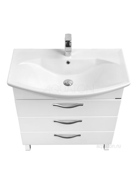 Купить Тумба под раковину AQUATON Ария 65 Н белый 1A123401AA010 (1a123401aa010) по цене 18691.5 руб., в Санкт-Петебруге в интернет магазине 100-Систем, а также дургие товары AQUATON из раздела Тумбы под раковину и Мебель для ванной комнаты
