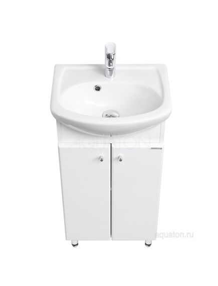 Купить Тумба под раковину AQUATON Мира Н 45 белый 1A104401MR010 (1a104401mr010) по цене 7216.5 руб., в Санкт-Петебруге в интернет магазине 100-Систем, а также дургие товары AQUATON из раздела Тумбы под раковину и Мебель для ванной комнаты