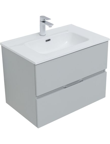 Купить Тумба под раковину Aquanet Алвита New 70 2 ящика, серый (00303907) по цене 28925 руб., в Санкт-Петебруге в интернет магазине 100-Систем, а также дургие товары AQUANET из раздела Тумбы под раковину и Мебель для ванной комнаты