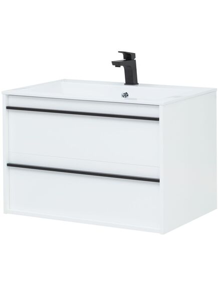 Купить Тумба под раковину Aquanet Lino 80 белый матовый (00253903) по цене 36270 руб., в Санкт-Петебруге в интернет магазине 100-Систем, а также дургие товары AQUANET из раздела Тумбы под раковину и Мебель для ванной комнаты