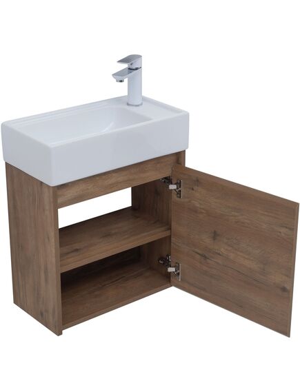 Купить Тумба под раковину Aquanet Nova Lite 50 дуб рустикальный (1 дверца) (00298855) по цене 6876 руб., в Санкт-Петебруге в интернет магазине 100-Систем, а также дургие товары AQUANET из раздела Тумбы под раковину и Мебель для ванной комнаты