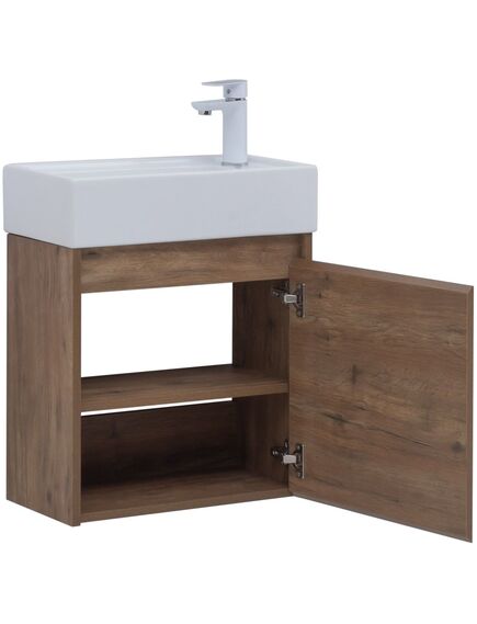 Купить Тумба под раковину Aquanet Nova Lite 50 дуб рустикальный (1 дверца) (00298855) по цене 6876 руб., в Санкт-Петебруге в интернет магазине 100-Систем, а также дургие товары AQUANET из раздела Тумбы под раковину и Мебель для ванной комнаты