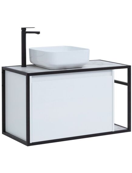 Купить Тумба под раковину Aquanet Nova Lite Loft 90 L белый (00261652) по цене 40163 руб., в Санкт-Петебруге в интернет магазине 100-Систем, а также дургие товары AQUANET из раздела Тумбы под раковину и Мебель для ванной комнаты