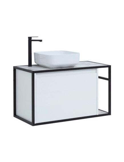 Купить Тумба под раковину Aquanet Nova Lite Loft 90 L белый (00261652) по цене 40163 руб., в Санкт-Петебруге в интернет магазине 100-Систем, а также дургие товары AQUANET из раздела Тумбы под раковину и Мебель для ванной комнаты