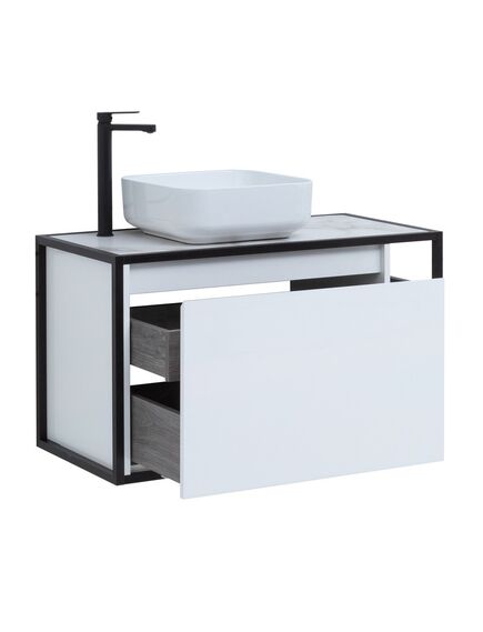 Купить Тумба под раковину Aquanet Nova Lite Loft 90 L белый (00261652) по цене 40163 руб., в Санкт-Петебруге в интернет магазине 100-Систем, а также дургие товары AQUANET из раздела Тумбы под раковину и Мебель для ванной комнаты