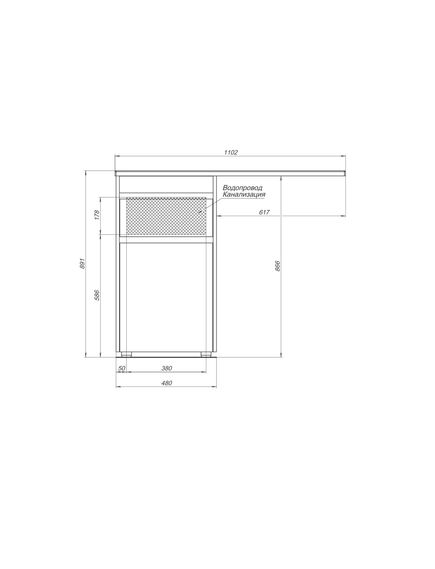 Купить Тумба под раковину Aquanet Токио 48 белый (напольная, 1 ящик) (00239289) по цене 29416 руб., в Санкт-Петебруге в интернет магазине 100-Систем, а также дургие товары AQUANET из раздела Тумбы под раковину и Мебель для ванной комнаты