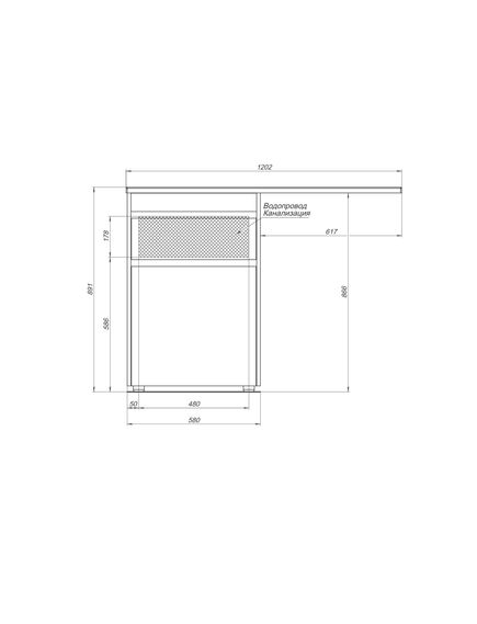 Купить Тумба под раковину Aquanet Токио 58 белый (напольная, 1 ящик) (00239290) по цене 33197 руб., в Санкт-Петебруге в интернет магазине 100-Систем, а также дургие товары AQUANET из раздела Тумбы под раковину и Мебель для ванной комнаты