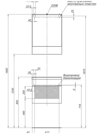 Купить Тумба под раковину Aquanet Верона 50 белый (подвесная 1 ящик) (00207765) по цене 17036 руб., в Санкт-Петебруге в интернет магазине 100-Систем, а также дургие товары AQUANET из раздела Тумбы под раковину и Мебель для ванной комнаты