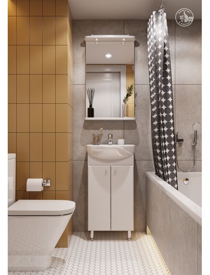 Купить Тумба под раковину AQUATON Мира Н 45 белый 1A104401MR010 (1a104401mr010) по цене 7216.5 руб., в Санкт-Петебруге в интернет магазине 100-Систем, а также дургие товары AQUATON из раздела Тумбы под раковину и Мебель для ванной комнаты