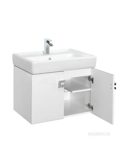 Купить Тумба под раковину AQUATON Оптима 70 белый 1A124101OP010 (1a124101op010) по цене 12761.7 руб., в Санкт-Петебруге в интернет магазине 100-Систем, а также дургие товары AQUATON из раздела Тумбы под раковину и Мебель для ванной комнаты