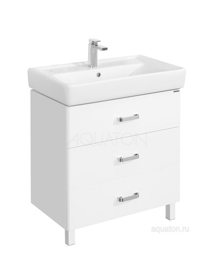 Купить Тумба под раковину AQUATON Америна 80 М белый 1A169101AM010 (1a169101am010) по цене 24194.7 руб., в Санкт-Петебруге в интернет магазине 100-Систем, а также дургие товары AQUATON из раздела Тумбы под раковину и Мебель для ванной комнаты