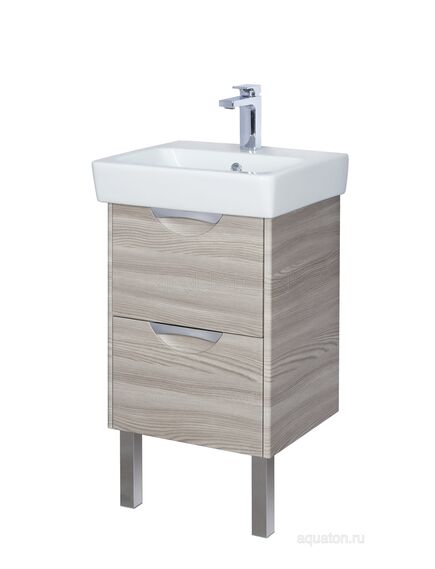 Купить Тумба под раковину AQUATON Сильва 50 дуб фьорд 1A211701SIW60 (1a211701siw60) по цене 15130.7 руб., в Санкт-Петебруге в интернет магазине 100-Систем, а также дургие товары AQUATON из раздела Тумбы под раковину и Мебель для ванной комнаты