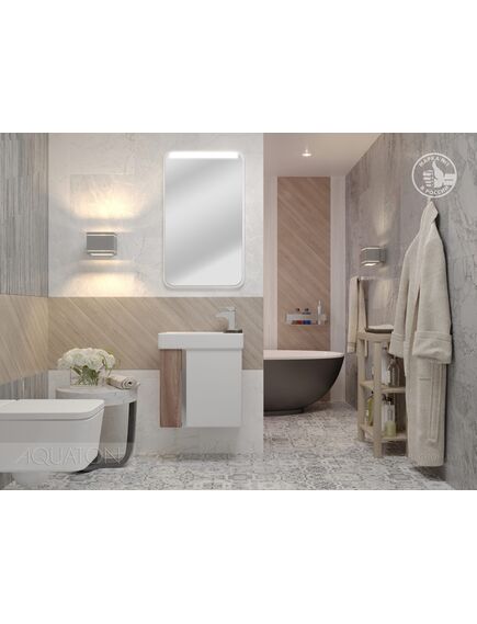 Купить Тумба под раковину AQUATON Вита белый, ясень шимо 1A221401VTD70 (1a221401vtd70) по цене 9620.2 руб., в Санкт-Петебруге в интернет магазине 100-Систем, а также дургие товары AQUATON из раздела Тумбы под раковину и Мебель для ванной комнаты