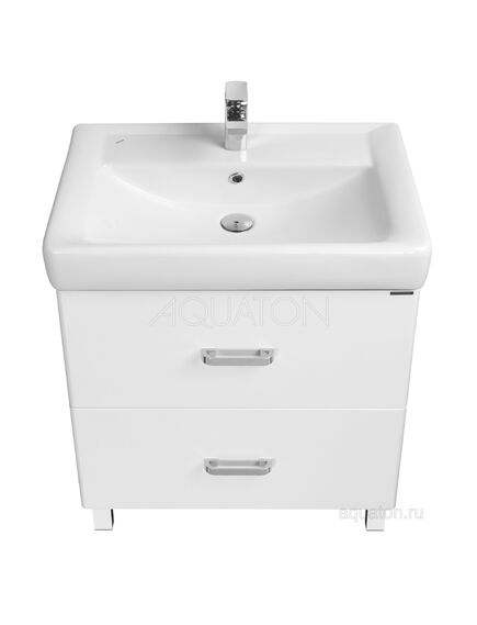 Купить Тумба под раковину AQUATON Америна 80 Н белый 1A169401AM010 (1a169401am010) по цене 24709.7 руб., в Санкт-Петебруге в интернет магазине 100-Систем, а также дургие товары AQUATON из раздела Тумбы под раковину и Мебель для ванной комнаты