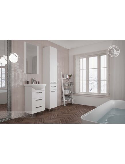 Купить Тумба под раковину AQUATON Ария 50 Н белый 1A140201AA010 (1a140201aa010) по цене 18266.5 руб., в Санкт-Петебруге в интернет магазине 100-Систем, а также дургие товары AQUATON из раздела Тумбы под раковину и Мебель для ванной комнаты