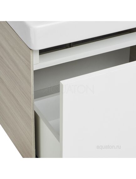 Купить Тумба под раковину AQUATON Рене 80 белый, грецкий орех 1A258601NRC80 (1a258601nrc80) по цене 28417.7 руб., в Санкт-Петебруге в интернет магазине 100-Систем, а также дургие товары AQUATON из раздела Тумбы под раковину и Мебель для ванной комнаты
