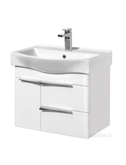 Купить Тумба под раковину AQUATON Беверли 65 белый 1A235301BV010 (1a235301bv010) по цене 17161.5 руб., в Санкт-Петебруге в интернет магазине 100-Систем, а также дургие товары AQUATON из раздела Тумбы под раковину и Мебель для ванной комнаты