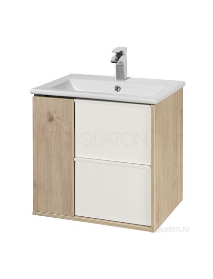 Купить Тумба под раковину AQUATON Бостон 60 дуб эврика 1A252501BN010 (1a252501bn010) по цене 18529.7 руб., в Санкт-Петебруге в интернет магазине 100-Систем, а также дургие товары AQUATON из раздела Тумбы под раковину и Мебель для ванной комнаты