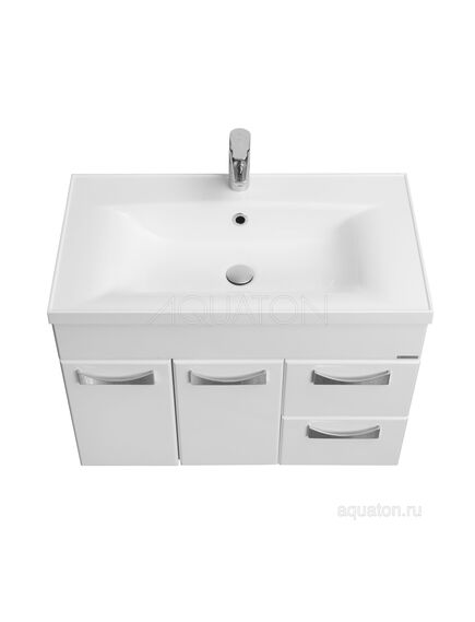Купить Тумба под раковину AQUATON Диор 80 белый 1A167801DR010 (1a167801dr010) по цене 9259.7 руб., в Санкт-Петебруге в интернет магазине 100-Систем, а также дургие товары AQUATON из раздела Тумбы под раковину и Мебель для ванной комнаты