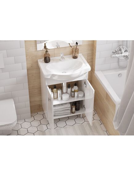 Купить Тумба под раковину AQUATON Фиджи 60 белый 1A179601FG010 (1a179601fg010) по цене 9596.5 руб., в Санкт-Петебруге в интернет магазине 100-Систем, а также дургие товары AQUATON из раздела Тумбы под раковину и Мебель для ванной комнаты