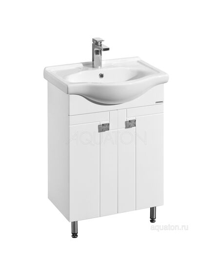 Купить Тумба под раковину AQUATON Фиджи 60 белый 1A179601FG010 (1a179601fg010) по цене 9596.5 руб., в Санкт-Петебруге в интернет магазине 100-Систем, а также дургие товары AQUATON из раздела Тумбы под раковину и Мебель для ванной комнаты