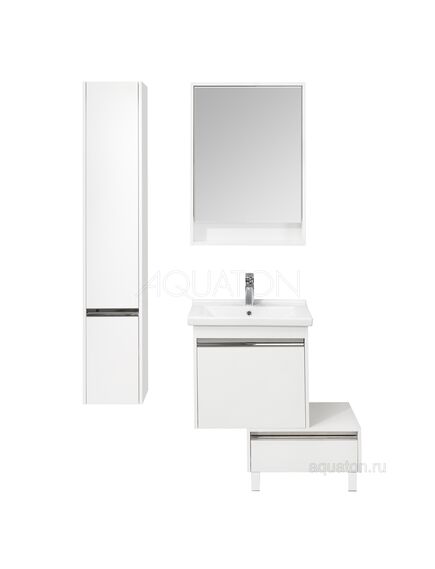 Купить Тумба под раковину AQUATON Капри 60 белый глянец 1A230101KP010 (1a230101kp010) по цене 18529.7 руб., в Санкт-Петебруге в интернет магазине 100-Систем, а также дургие товары AQUATON из раздела Тумбы под раковину и Мебель для ванной комнаты