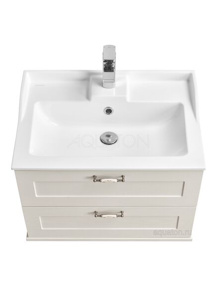 Купить Тумба под раковину AQUATON Леон 65 дуб белый 1A187001LBPS0 (1a187001lbps0) по цене 22031.7 руб., в Санкт-Петебруге в интернет магазине 100-Систем, а также дургие товары AQUATON из раздела Тумбы под раковину и Мебель для ванной комнаты