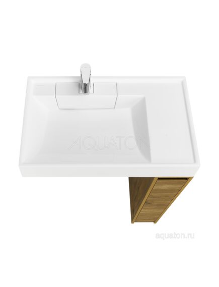 Купить Тумба под раковину AQUATON Лондри 20 Дуб Рустикальный без фасада 1A267101LHDR0 (1a267101lhdr0) по цене 7080 руб., в Санкт-Петебруге в интернет магазине 100-Систем, а также дургие товары AQUATON из раздела Тумбы под раковину и Мебель для ванной комнаты