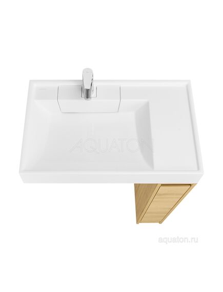 Купить Тумба под раковину AQUATON Лондри 20 Дуб Сантана без фасада 1A267101LH0C0 (1a267101lh0c0) по цене 8744.7 руб., в Санкт-Петебруге в интернет магазине 100-Систем, а также дургие товары AQUATON из раздела Тумбы под раковину и Мебель для ванной комнаты