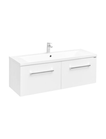 Купить Тумба 2 ящика с раковиной Айрис М 120 белая AQUATON Мадрид 1A1703K3MA010 (1a1703k3ma010) по цене 51479.4 руб., в Санкт-Петебруге в интернет магазине 100-Систем, а также дургие товары AQUATON из раздела Тумбы под раковину и Мебель для ванной комнаты