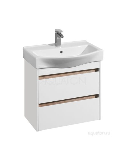 Купить Тумба под раковину AQUATON Нортон 65 белая 1A248801NT010 (1a248801nt010) по цене 13432 руб., в Санкт-Петебруге в интернет магазине 100-Систем, а также дургие товары AQUATON из раздела Тумбы под раковину и Мебель для ванной комнаты
