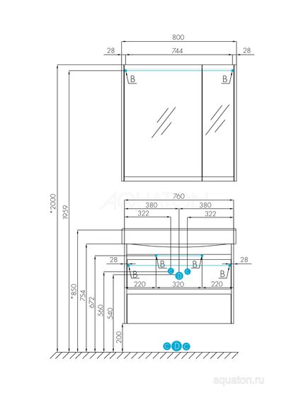 Купить Тумба под раковину AQUATON Нортон 80 белая 1A248901NT010 (1a248901nt010) по цене 15291.5 руб., в Санкт-Петебруге в интернет магазине 100-Систем, а также дургие товары AQUATON из раздела Тумбы под раковину и Мебель для ванной комнаты