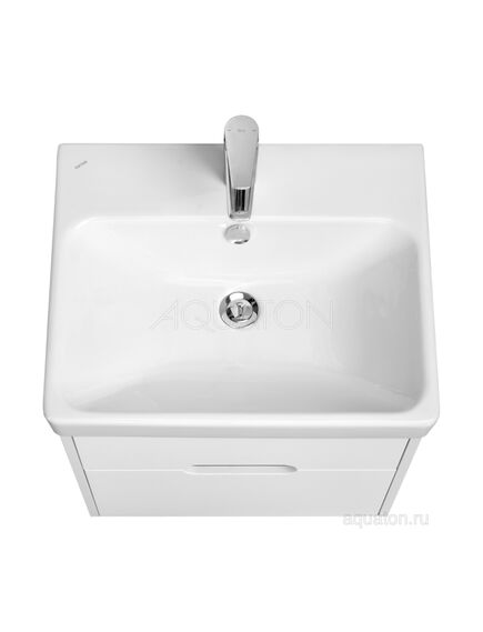 Купить Тумба под раковину AQUATON Оливия 55 белый матовый 1A254201OL010 (1a254201ol010) по цене 14866.5 руб., в Санкт-Петебруге в интернет магазине 100-Систем, а также дургие товары AQUATON из раздела Тумбы под раковину и Мебель для ванной комнаты