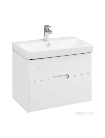 Купить Тумба под раковину AQUATON Оливия 70 белый матовый 1A254301OL010 (1a254301ol010) по цене 15376.5 руб., в Санкт-Петебруге в интернет магазине 100-Систем, а также дургие товары AQUATON из раздела Тумбы под раковину и Мебель для ванной комнаты