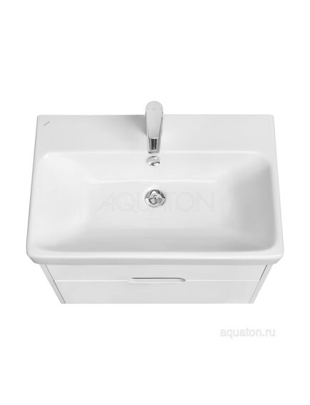 Купить Тумба под раковину AQUATON Оливия 70 белый матовый 1A254301OL010 (1a254301ol010) по цене 15376.5 руб., в Санкт-Петебруге в интернет магазине 100-Систем, а также дургие товары AQUATON из раздела Тумбы под раковину и Мебель для ванной комнаты