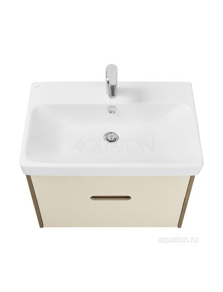 Купить Тумба под раковину AQUATON Оливия 70 бежевый, дуб велл 1A254301OLVG0 (1a254301olvg0) по цене 15376.5 руб., в Санкт-Петебруге в интернет магазине 100-Систем, а также дургие товары AQUATON из раздела Тумбы под раковину и Мебель для ванной комнаты