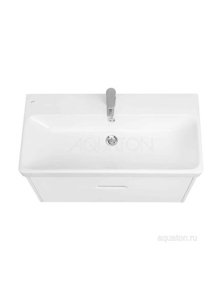 Купить Тумба под раковину AQUATON Оливия 90 белый матовый 1A254401OL010 (1a254401ol010) по цене 17586.5 руб., в Санкт-Петебруге в интернет магазине 100-Систем, а также дургие товары AQUATON из раздела Тумбы под раковину и Мебель для ванной комнаты