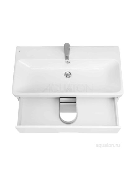 Купить Тумба под раковину AQUATON Оливия 90 белый матовый 1A254401OL010 (1a254401ol010) по цене 17586.5 руб., в Санкт-Петебруге в интернет магазине 100-Систем, а также дургие товары AQUATON из раздела Тумбы под раковину и Мебель для ванной комнаты