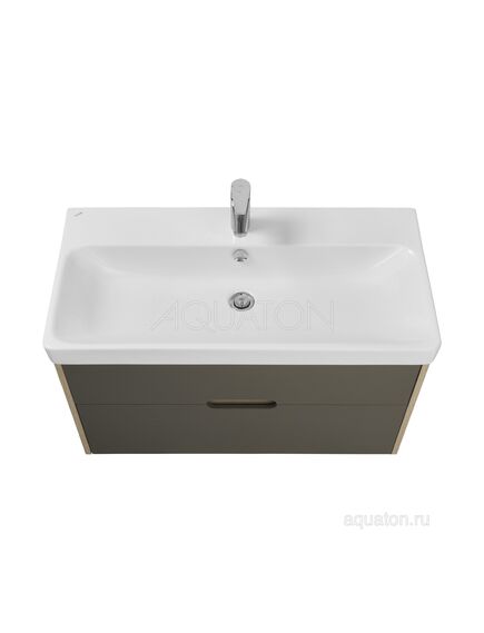 Купить Тумба под раковину AQUATON Оливия 90 грей, дуб ойстер 1A254401OLUG0 (1a254401olug0) по цене 17586.5 руб., в Санкт-Петебруге в интернет магазине 100-Систем, а также дургие товары AQUATON из раздела Тумбы под раковину и Мебель для ванной комнаты