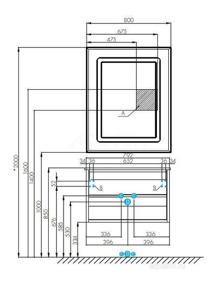 Купить Тумба под раковину AQUATON Римини 80 белый глянец 1A226701RN010 NEW (1a226701rn010) по цене 37391.5 руб., в Санкт-Петебруге в интернет магазине 100-Систем, а также дургие товары AQUATON из раздела Тумбы под раковину и Мебель для ванной комнаты