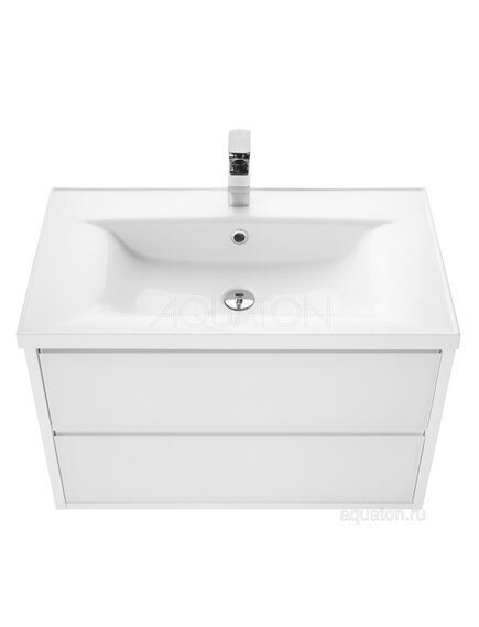 Купить Тумба под раковину AQUATON Римини 80 белый глянец 1A226701RN010 NEW (1a226701rn010) по цене 37391.5 руб., в Санкт-Петебруге в интернет магазине 100-Систем, а также дургие товары AQUATON из раздела Тумбы под раковину и Мебель для ванной комнаты