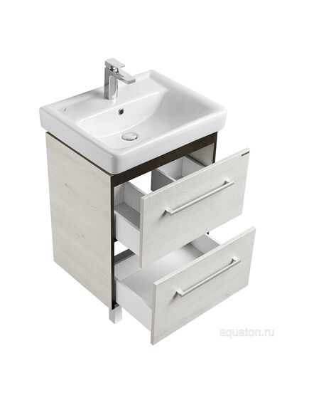 Купить Тумба под раковину AQUATON Ронда PRO 60 дуб сом 1A205001RSC20 (1a205001rsc20) по цене 13585.7 руб., в Санкт-Петебруге в интернет магазине 100-Систем, а также дургие товары AQUATON из раздела Тумбы под раковину и Мебель для ванной комнаты