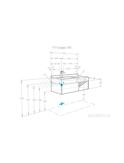 Купить Тумба под раковину AQUATON Сакура 100 ольха наварра, белый глянец 1A234901SKW80 (1a234901skw80) по цене 25739.7 руб., в Санкт-Петебруге в интернет магазине 100-Систем, а также дургие товары AQUATON из раздела Тумбы под раковину и Мебель для ванной комнаты