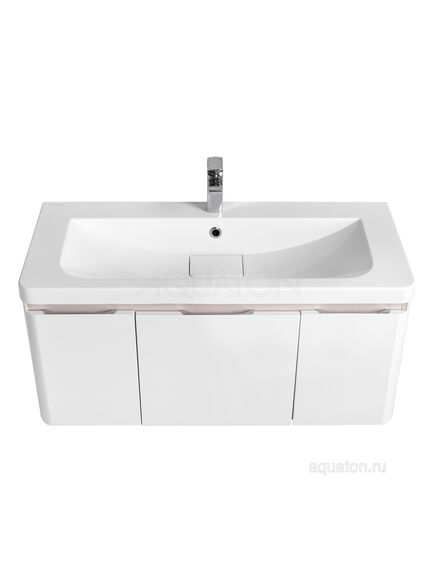 Купить Тумба под раковину AQUATON Шерилл 105 белый 1A206301SH010 (1a206301sh010) по цене 38751.5 руб., в Санкт-Петебруге в интернет магазине 100-Систем, а также дургие товары AQUATON из раздела Тумбы под раковину и Мебель для ванной комнаты