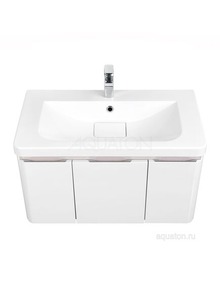 Купить Тумба под раковину AQUATON Шерилл 85 белый 1A208801SH010 (1a208801sh010) по цене 35011.5 руб., в Санкт-Петебруге в интернет магазине 100-Систем, а также дургие товары AQUATON из раздела Тумбы под раковину и Мебель для ванной комнаты