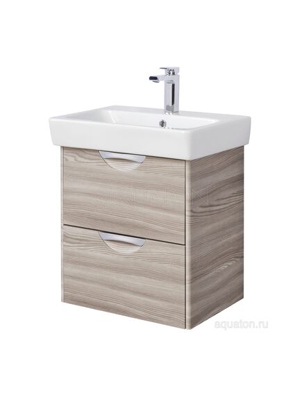 Купить Тумба под раковину AQUATON Сильва 60 дуб фьорд 1A211801SIW60 (1a211801siw60) по цене 15954.7 руб., в Санкт-Петебруге в интернет магазине 100-Систем, а также дургие товары AQUATON из раздела Тумбы под раковину и Мебель для ванной комнаты