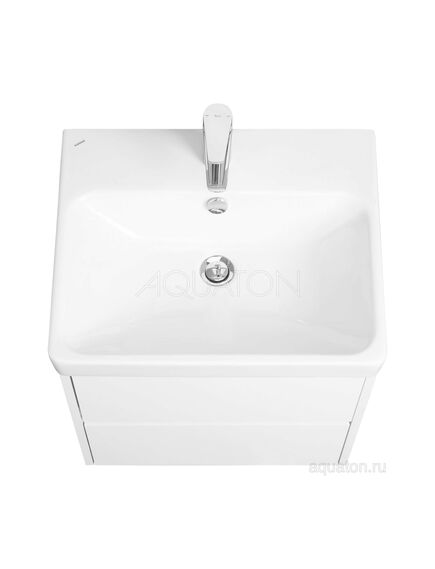 Купить Тумба под раковину AQUATON Сканди 55 белый матовый, белый глянец 1A251701SD010 (1a251701sd010) по цене 9742.5 руб., в Санкт-Петебруге в интернет магазине 100-Систем, а также дургие товары AQUATON из раздела Тумбы под раковину и Мебель для ванной комнаты